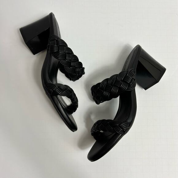 ANNE KLEIN ROBYNN BLACK WOMEN SANDAL HEELS SIZE 6M NEW WITHOUT BOX - Picture 5 of 6